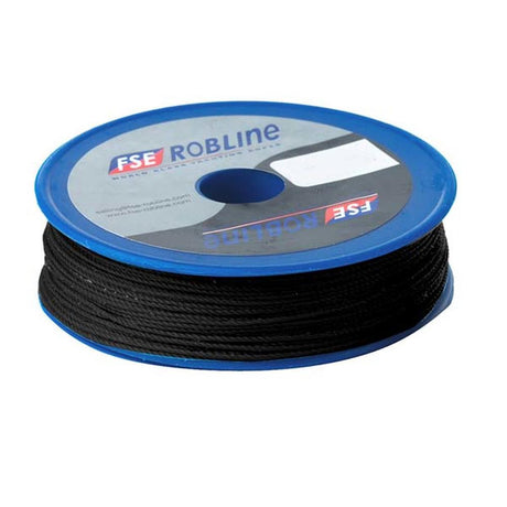 Robline Waxed Tackle Yarn - 0.8mm x 40M - Black - TYN-08BLKSP