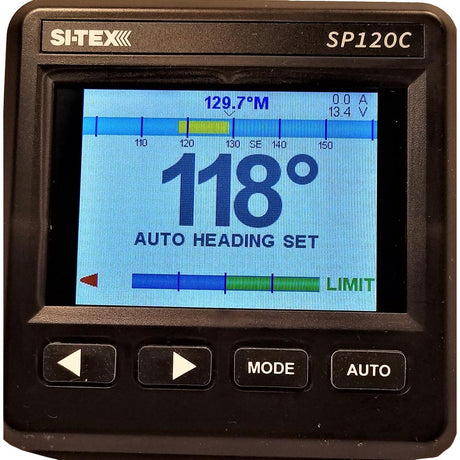 SI-TEX SP-120 Color System w/Rudder Feedback & 9CI Pump - SP120C-RF-2