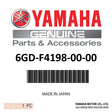 Yamaha - Seat, rubber - 6GD-F4198-00-00