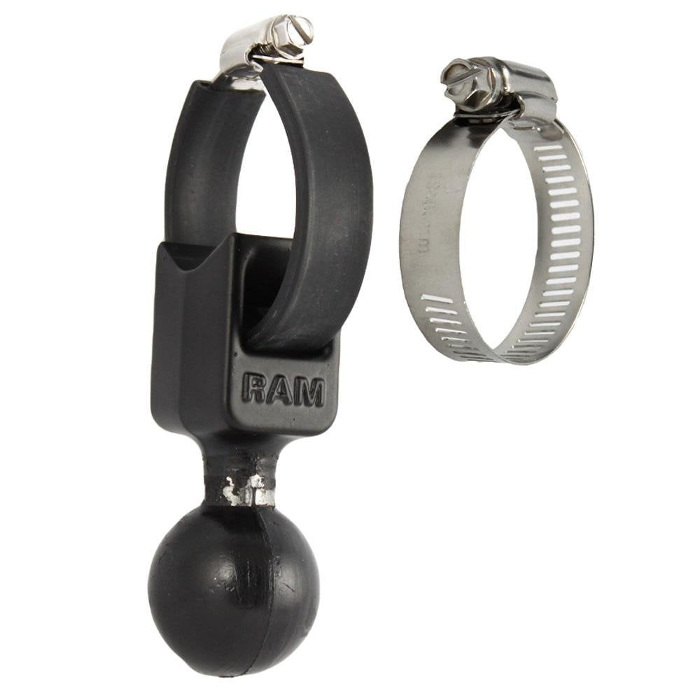 RAM Mount - 1.5" Ball Base with Strap 0.5" - 2" Diameter - RAM-108BU