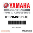 Yamaha - F/t9.9 prtbl main train inst. - LIT-99MNT-01-00