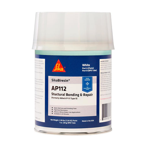 Sika SikaBiresin AP112 + BPO Cream Hardener - White - Quart - 611395