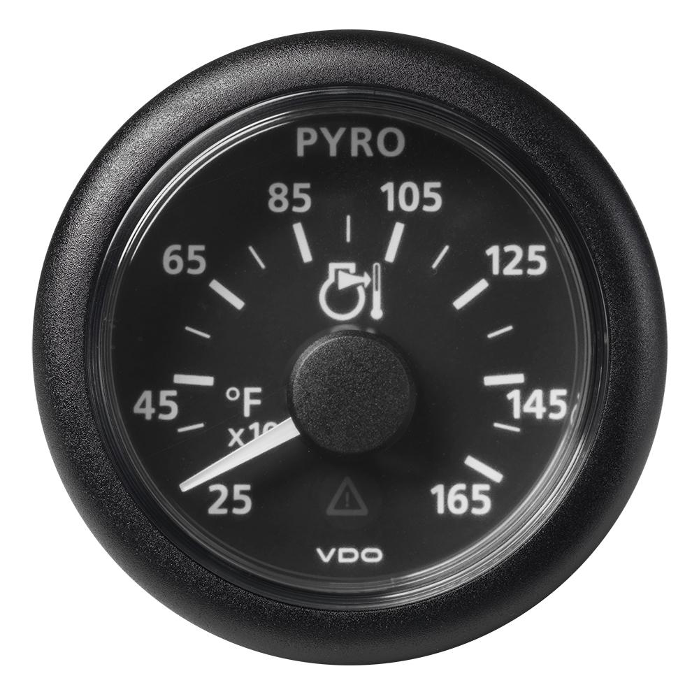 Veratron 52 MM (2-1/16") ViewLine Pyrometer - 250 to 1650F - Black Dial & Bezel - A2C59512334