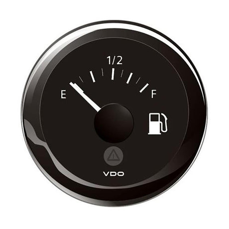 Veratron 52MM (2-1/16") ViewLine Tank Level Gauge E/F - 3-180 Ohm - Black Dial & Bezel - A2C59514091