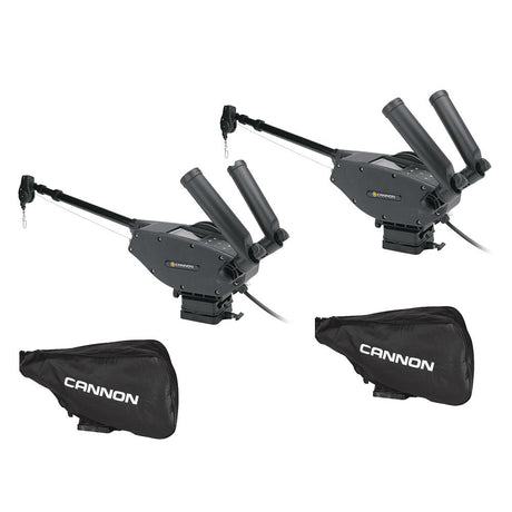 Cannon Optimum 10 BT Electric Downrigger 2-Pack w/Black Covers - 1902335X2/COVERS