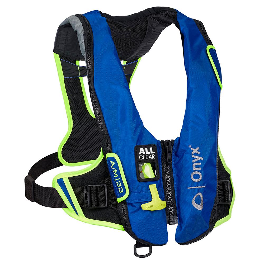 Onyx Impulse A/M-33 All Clear Auto/Manual Inflatable Life Jacket - Blue - 132800-500-004-21