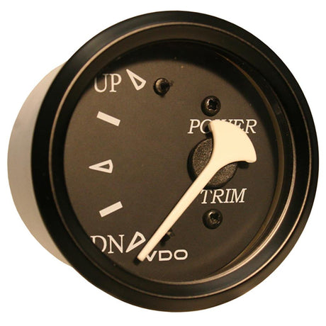 VDO Cockpit Marine Trim Gauge - f/ Mercury/Volvo/Yamaha 2001+ Engines - Black Dial/Bezel - 382-11803