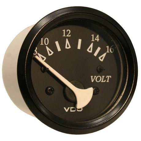 VDO Cockpit Marine 52mm (2-1/16") Voltmeter- Black Dial/Bezel - 332-11805