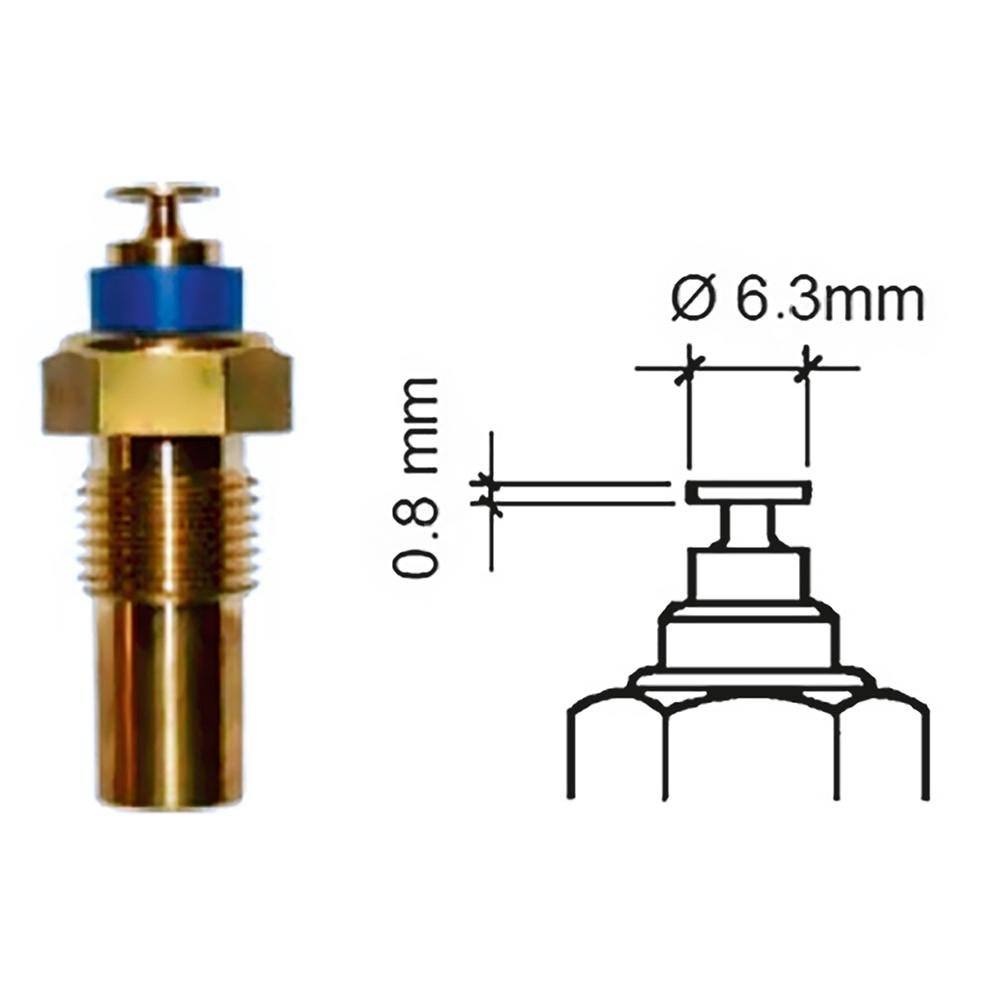 Veratron Coolant Temperature Sensor - 40C to 120C - 1/8 - 27NPTF - 323-801-005-001D