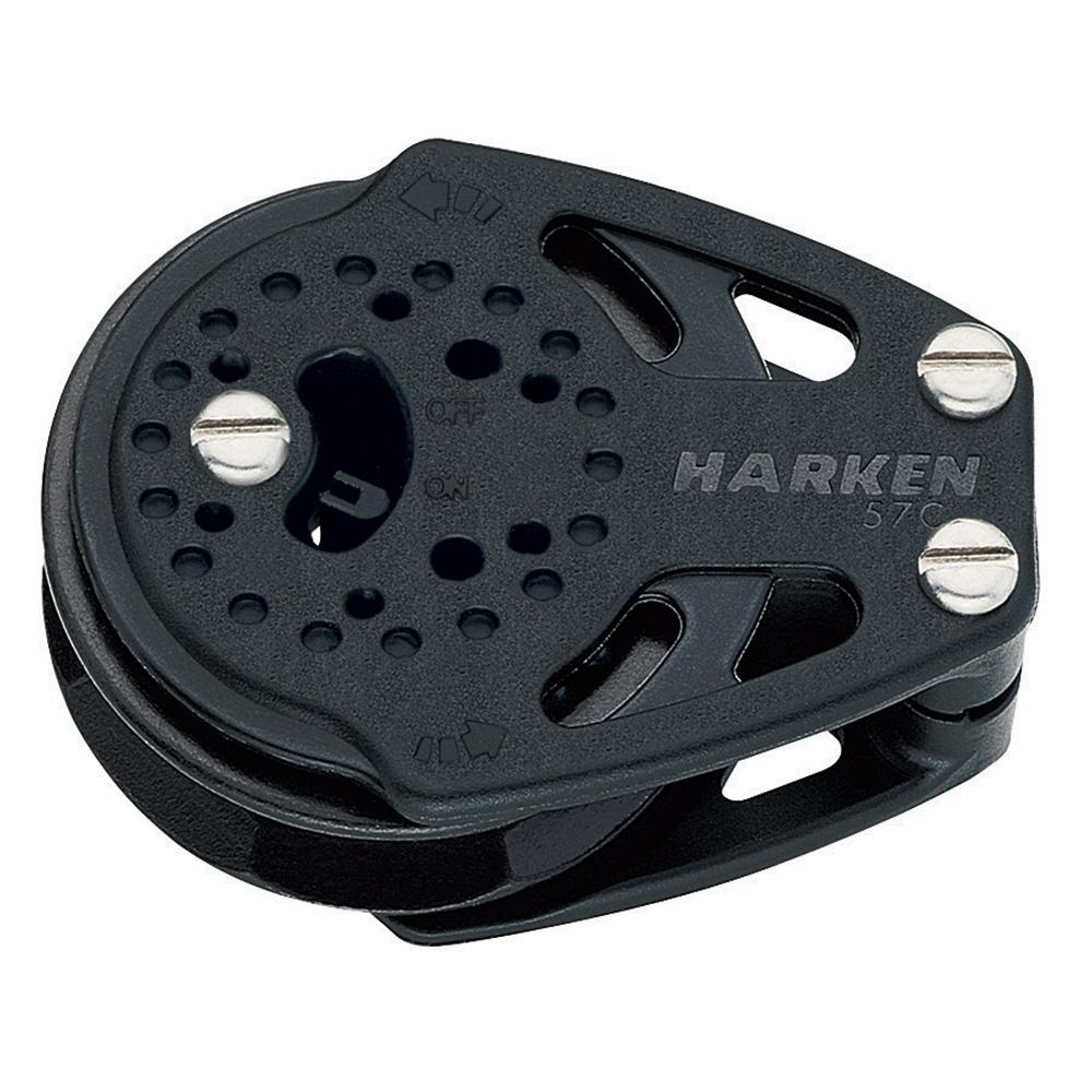 Harken 57mm Single Carbo Ratchet Cheek Block - 2137