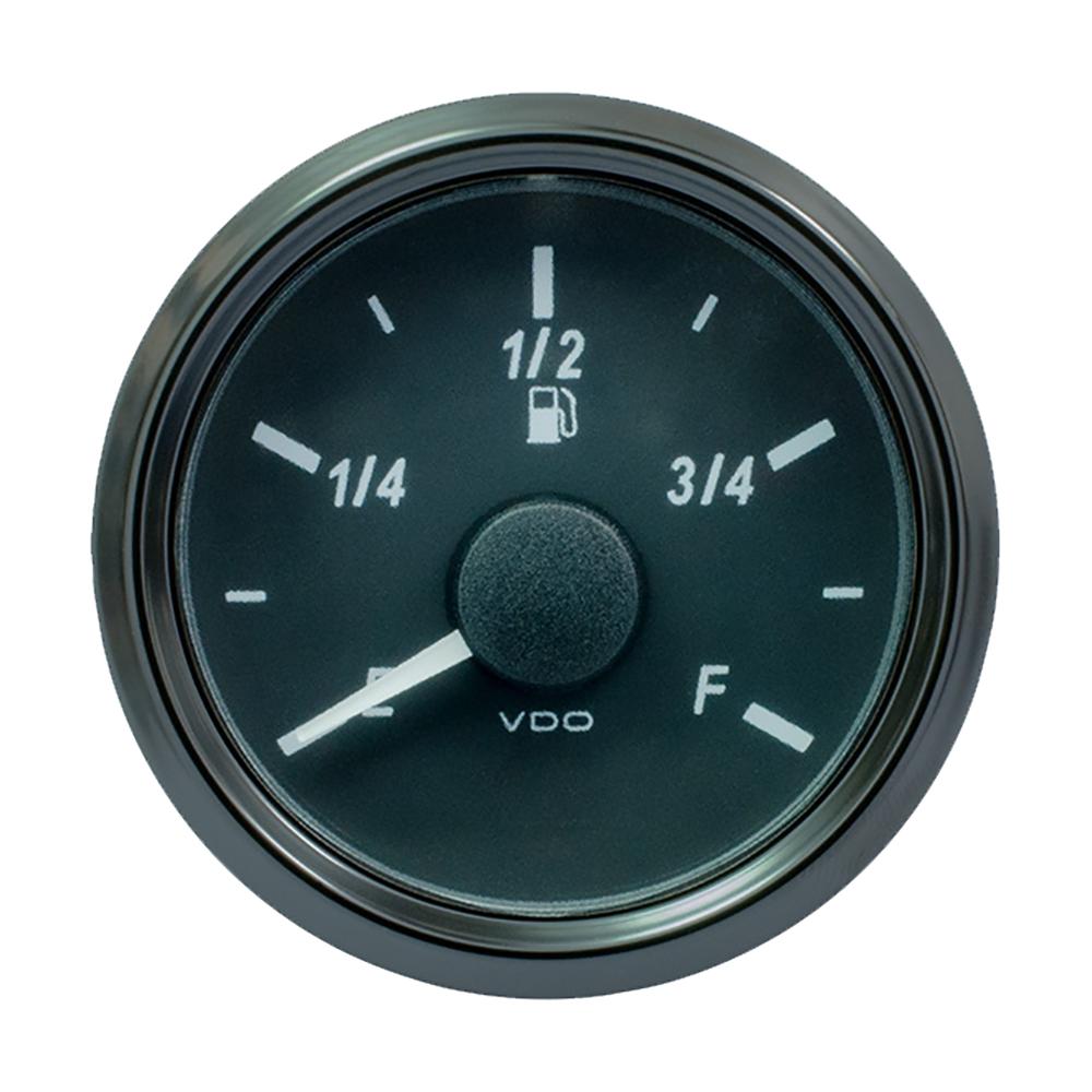 VDO SingleViu 52mm (2-1/16") Fuel Level Gauge - E/F Scale - 0-180 Ohm - A2C3833120030