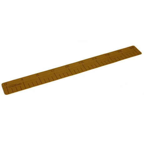 SeaDek 4" x 36" 3mm Fish Ruler w/Laser Logo Mocha Brushed - 101.6mm x 965.2mm x 3mm - 22135-80090