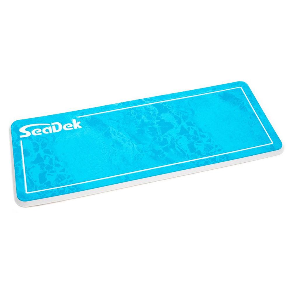 SeaDek 16" x 39" 20mm Dual Density Large Helm Pad Bahama Blue/White Realtree WAV3 Camo Pinline Smooth - 406.4mm x 990mm x 20mm - 39049-85513