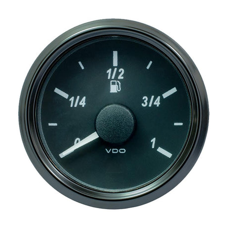 VDO SingleViu 52mm (2-1/16") Fuel Level Gauge - Euro - 3-180 Ohm - A2C3833100030