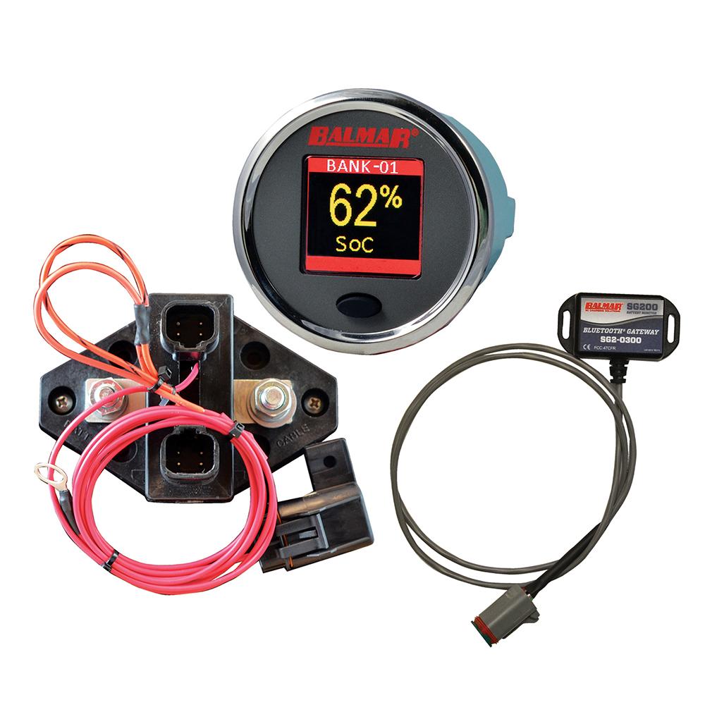 Balmar SG210 Battery Monitor Kit w/Display Shunt Gateway - SG210