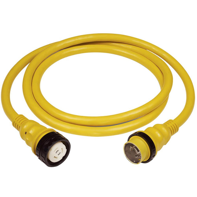 Marinco 50Amp 125/250V Shore Power Cable - 50' - Yellow - 6152SPP