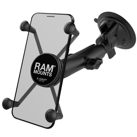 RAM Mount - RAM X-Grip Large Phone Mount with RAM Twist-Lock Suction Cup Base - RAM-B-166-C-UN10U