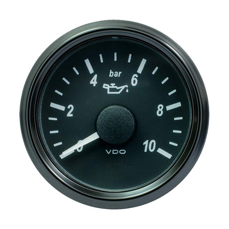 VDO SingleViu 52mm (2-1/16") Oil Pressure Gauge - 10 Bar - 0-180 Ohm - A2C3833170030