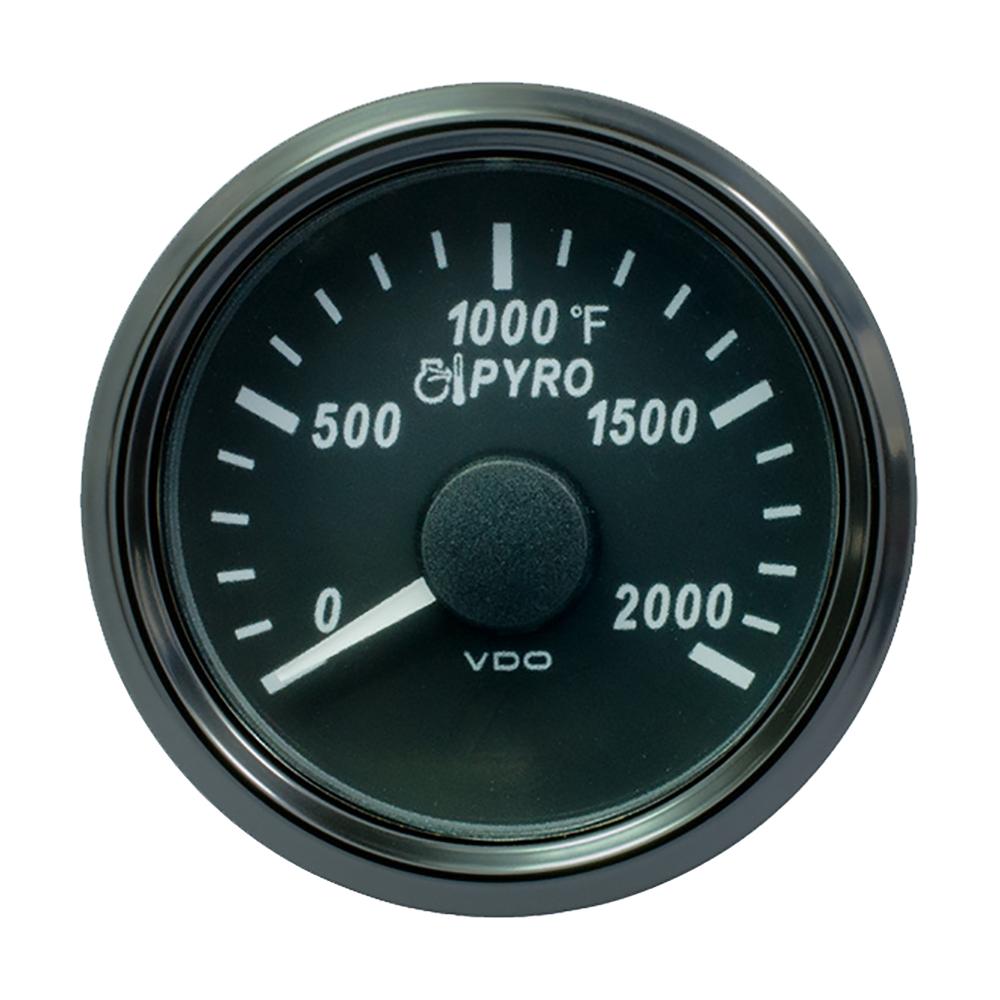 VDO SingleViu 52mm (2-1/16") Exhaust Gas Temp. Gauge - 2000F - A2C3833040030