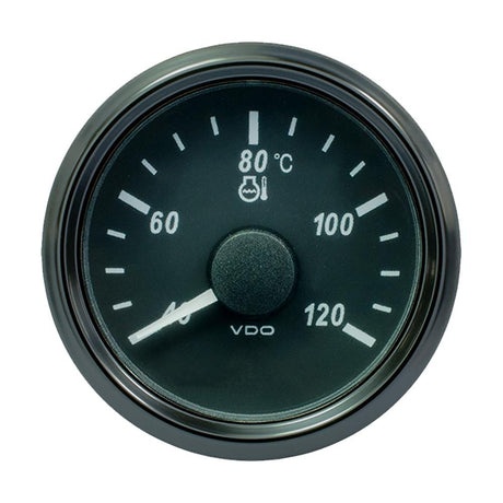 VDO SingleViu 52mm (2-1/16") Water Temp. Gauge - Euro - 120 C - 291-22 ohm - A2C3833330030