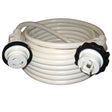 Marinco 30A 125V Molded Standard Cordset - White - 50' - 199120