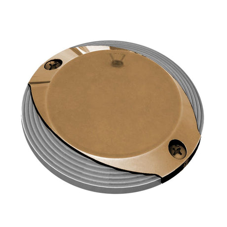 Lumitec Scallop Surface Mount Pathway Light - Spectrum RGBW/Warm White - Bronze Finish - 101673