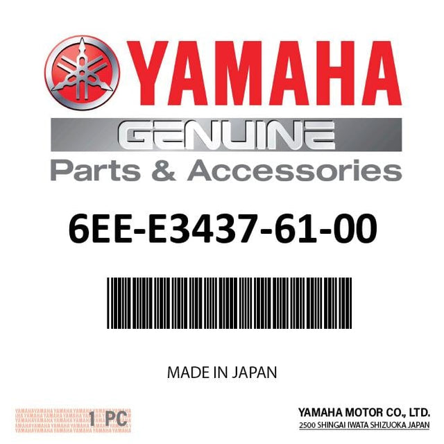Yamaha - Mark, caution - 6EE-E3437-61-00