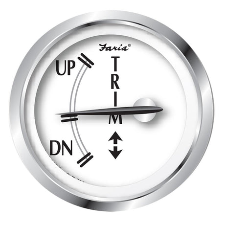 Faria Newport SS 2" Trim Gauge f/J/E/Suzuki Outboards - 25007