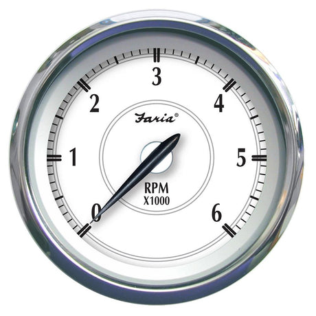 Faria Newport SS 4" Tachometer f/Gas Inboard/Outboard - 0 to 6000 RPM - 45002