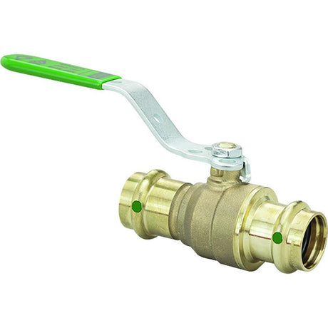 Viega ProPress 1/2" Zero Lead Bronze Ball Valve w/Stainless Stem - Double Press Connection - Smart Connect Technology - 79923