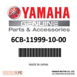 Yamaha - Bracket 2 - 6CB-11999-10-00