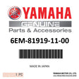Yamaha - Graphic, regulator - 6EM-81919-11-00