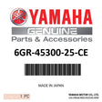 Yamaha - Lower unit assy - 6GR-45300-25-CE