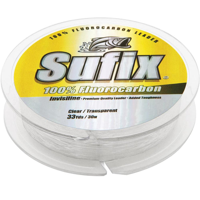Sufix 100% Fluorocarbon Invisiline Leader - 60lb - 33yds - 683-060
