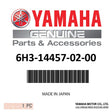 Yamaha - Graphic set - 6H3-14457-02-00