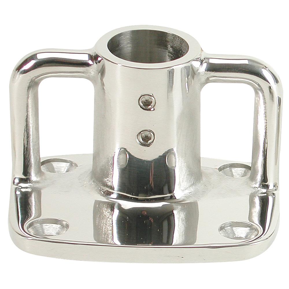 Whitecap 4 Rectangular Base - 316 Stainless Steel - 3-1/2" x 3" - 11901