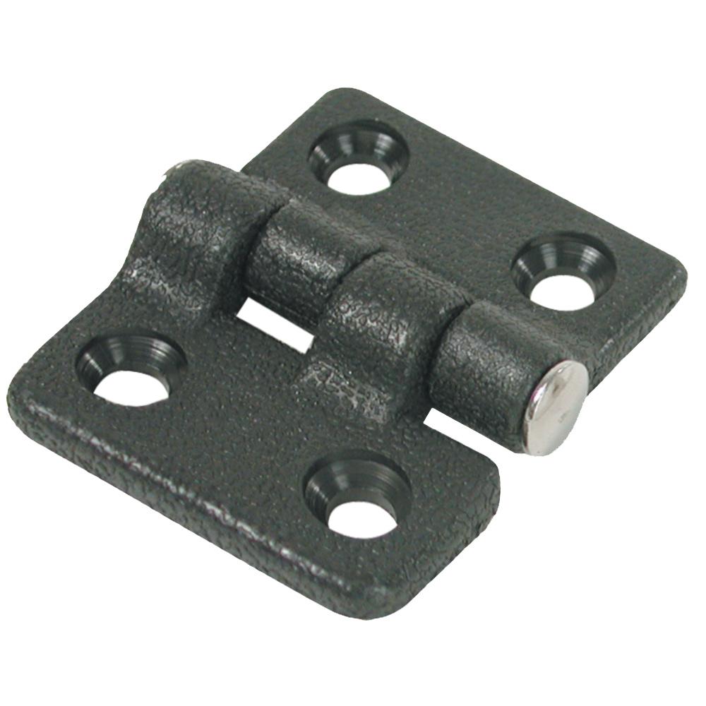 Whitecap Butt Hinge - Black Nylon - 1-1/2" x 1-3/8" - S-3034