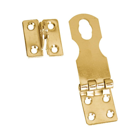 Whitecap Swivel Safety Hasp - Polished Brass - 1" x 3" - S-579BC