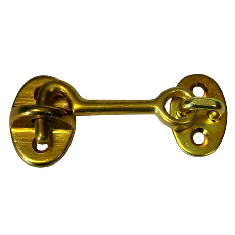 Whitecap Cabin Door Hook - Polished Brass - 2" - S-1401BC