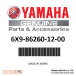 Yamaha - Remote control unit - 6X9-86260-12-00