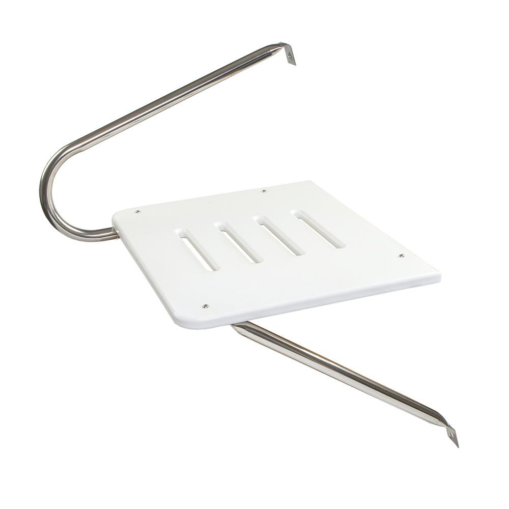 Whitecap White Poly Swim Platform f/Outboad Motors - 67900