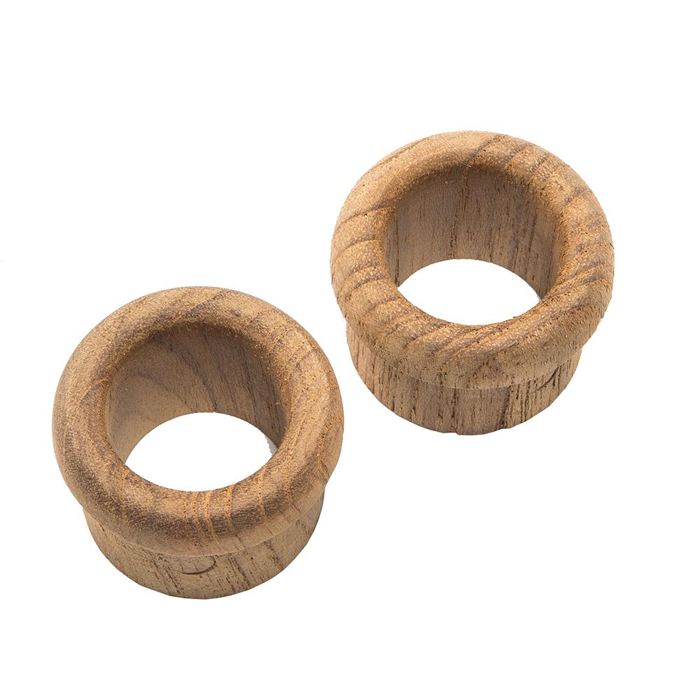 Whitecap Teak Finger Pull - 5/8" Barrel Length - 2 Pack - 60145-A