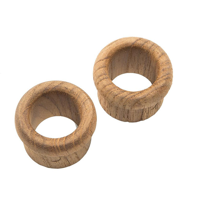 Whitecap Teak Finger Pull - 5/8" Barrel Length - 2 Pack - 60145-A