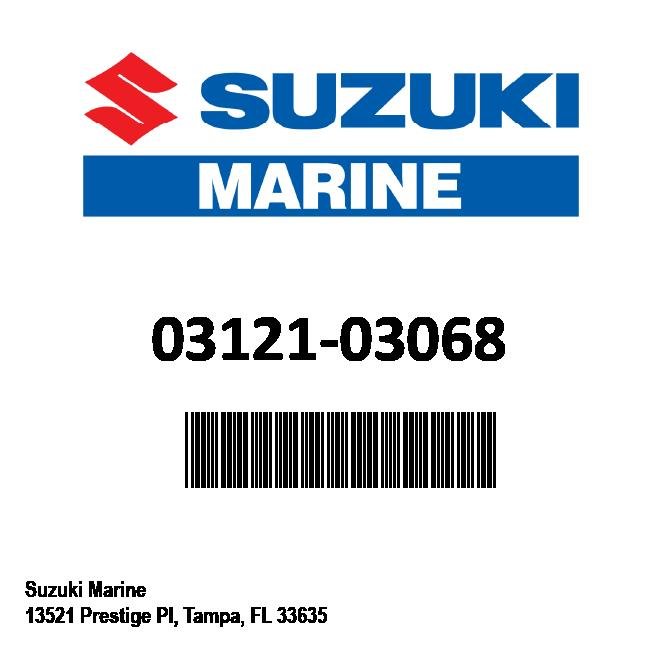 Suzuki - 3 x 6 cross scr - 03121-03068