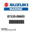 Suzuki - Bolt - 07120-08603