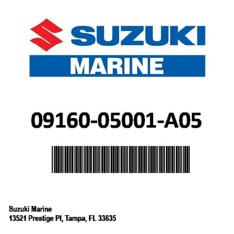 Suzuki - Washer,5.1x9x0. - 09160-05001-A05