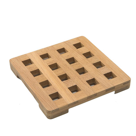 Whitecap Teak Small Square Trivet - 6" - 62420