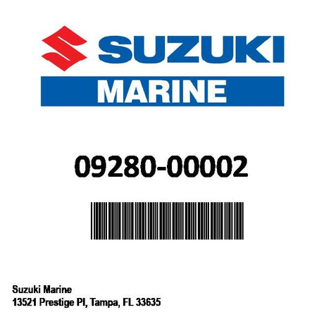 Suzuki - O ring - 09280-00002