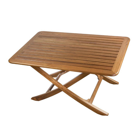 Whitecap Teak Large Adjustable Slat Top Table - 60029