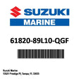 Suzuki - Cover comp,side - 61820-89L10-QGF